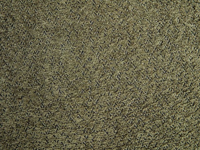 Stoel met armleuningen van badstof en zwart rubberhout - khaki - afbeelding 5 van  6