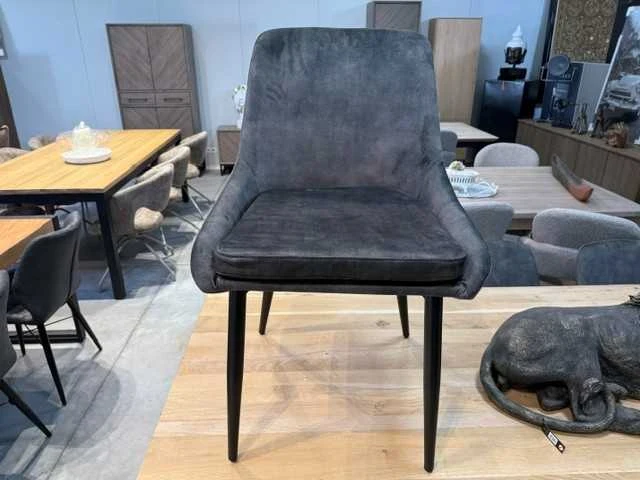 Stoel velvet (6x) - afbeelding 1 van  3