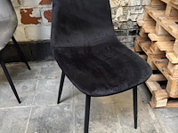 Stoel velvet zwart - afbeelding 2 van  2