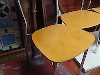 Stoelen hout/metaal 4 stuks - afbeelding 3 van  3