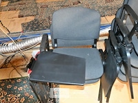 Stoelen met schrijfplank (11x) - afbeelding 1 van  3