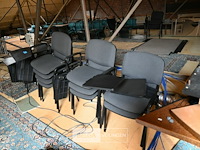 Stoelen met schrijfplank (11x) - afbeelding 3 van  3