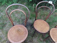 Stoelen thonet stijl 4 stuks - afbeelding 2 van  3