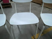 Stoelen wit (4x) - afbeelding 2 van  3