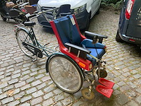 Stoelfiets met afneembare rolstoel - afbeelding 2 van  6