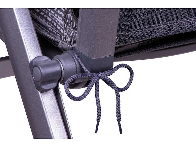 Stoelkussen met lage rugleuning, set van 6, kleur: antraciet - afbeelding 3 van  5