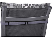 Stoelkussen met lage rugleuning, set van 6, kleur: antraciet - afbeelding 4 van  5