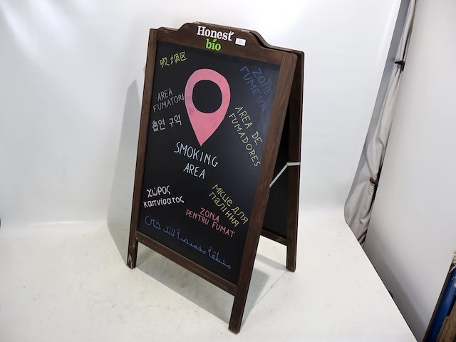 Stoepbord honest bio - afbeelding 2 van  5