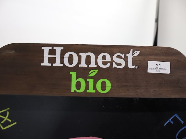 Stoepbord honest bio - afbeelding 3 van  5
