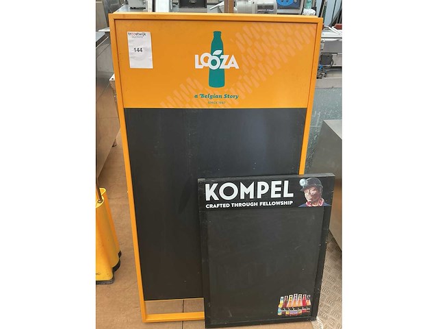 Stoepbord krijtbord (2x) - afbeelding 2 van  3