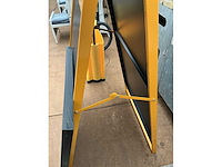 Stoepbord krijtbord (2x) - afbeelding 3 van  3
