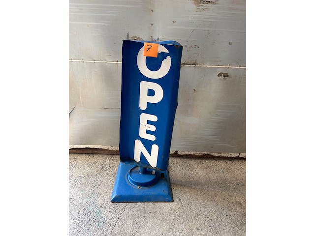 Stoepbord "open" - afbeelding 1 van  2