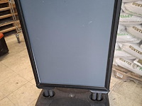 Stoepbord (zwart) - afbeelding 1 van  1