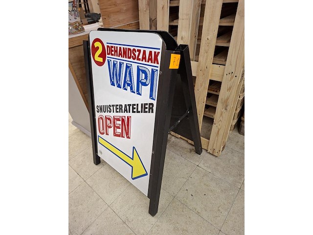 Stoepbord - afbeelding 1 van  2