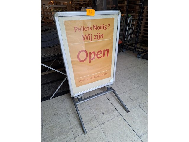 Stoepbord - afbeelding 1 van  2