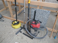 Stof en-waterzuiger einhell + hogedrukreiniger karcher