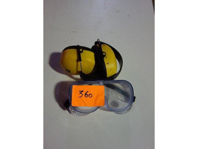 Stofbril en oorbeschermers - afbeelding 1 van  1