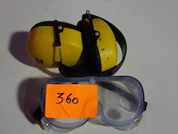 Stofbril en oorbeschermers - afbeelding 1 van  1