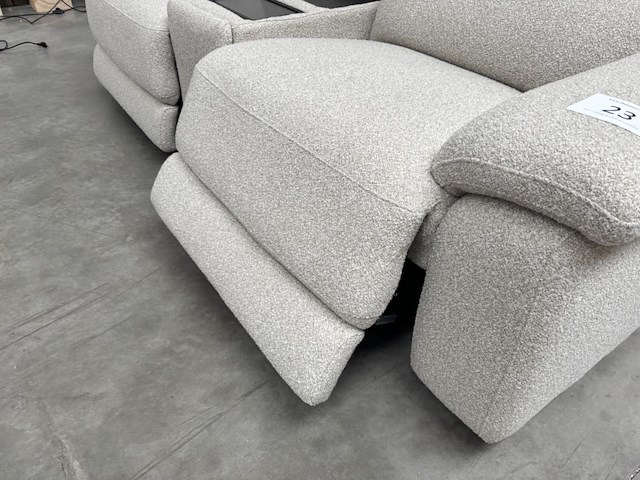 Stoffen bankstel met relaxfunctie - afbeelding 3 van  5