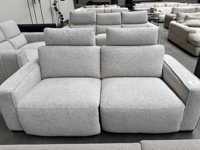 Stoffen bankstel met relaxfunctie - afbeelding 1 van  4