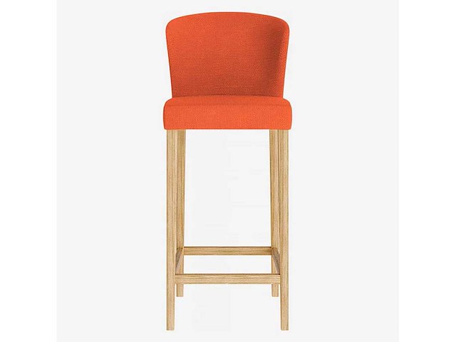 Stoffen bar high chair - oranje - afbeelding 5 van  5