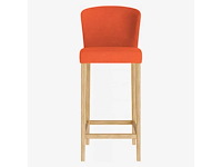 Stoffen bar high chair - oranje - afbeelding 5 van  5