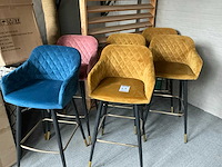 Stoffen barstoel (6x) - afbeelding 1 van  4