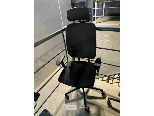 Stoffen bureelstoel met hoofdsteun - afbeelding 1 van  1