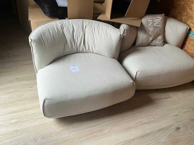 Stoffen fauteuil (2x) - afbeelding 2 van  3