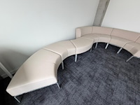 Stoffen gebogen zitbank bene - afbeelding 3 van  5