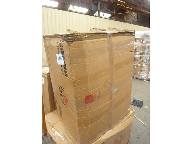 Stoffen loungestoel met poef - afbeelding 9 van  12