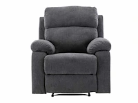 Stoffen relaxstoel - antraciet - afbeelding 3 van  6