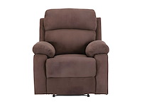 Stoffen relaxstoel - bruin - afbeelding 2 van  6
