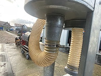 Stofzuiger / industriële zuigunit op gegalvaniseerd stalen vast frame zuigsysteem - afbeelding 6 van  6