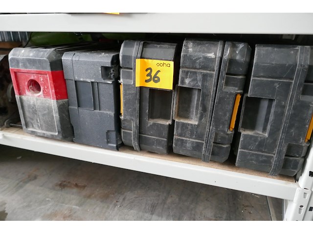 Stofzuiger milwaukee & lege koffers - afbeelding 1 van  5