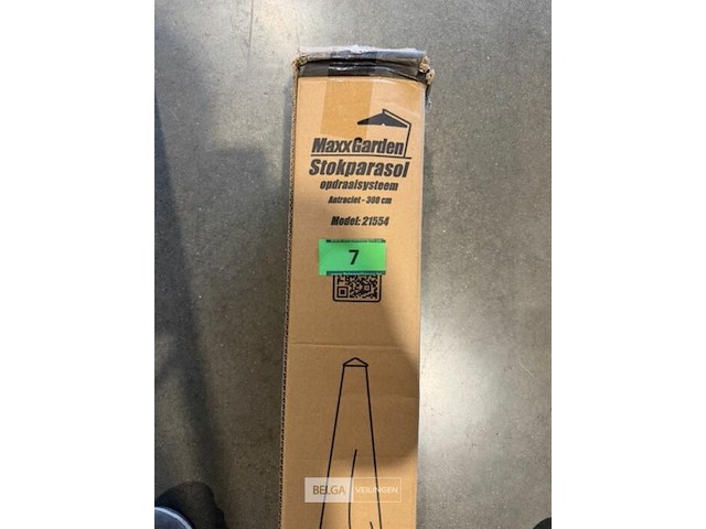 Stokparasol 3 m - antraciet - afbeelding 3 van  3