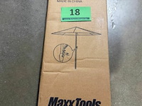 Stokparasol 3 m - blauw - afbeelding 3 van  3