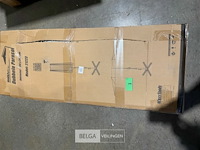 Stokparasol xxl - 300 x 150 cm antraciet incl kruisvoet - afbeelding 4 van  5