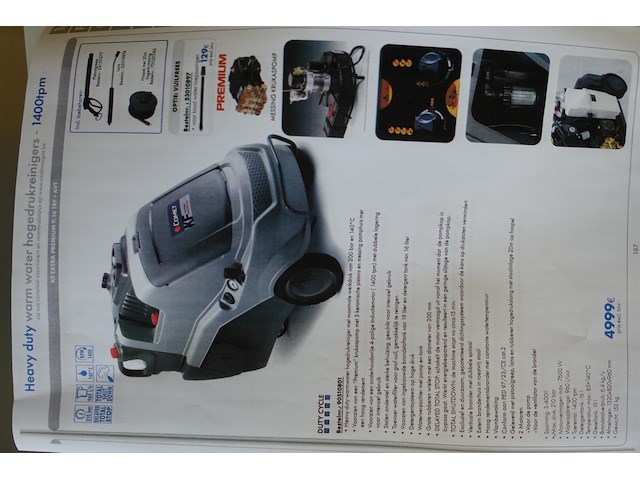 Stomer/hogedrukreiniger comet - afbeelding 7 van  7