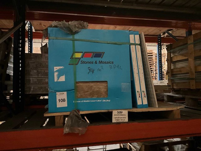 Stones & mosaics light emperador vloertegel - afbeelding 2 van  2