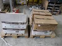 Stonewrap masso cenere kleur 5 bewerkte stenen tegels