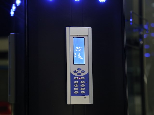 Stoomcabine met bad 90x90x215 cm - afbeelding 1 van  8