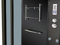 Stoomcabine met massagebad - rechthoekig - zwart bad met zwarte cabine 170x85x220 cm - afbeelding 1 van  4