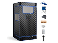 Stoomsauna, thuissauna, geïntegreerde saunacabine met 3-liter stoomgenerator - afbeelding 3 van  7