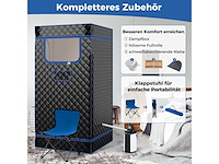 Stoomsauna, thuissauna, geïntegreerde saunacabine met 3-liter stoomgenerator - afbeelding 11 van  11