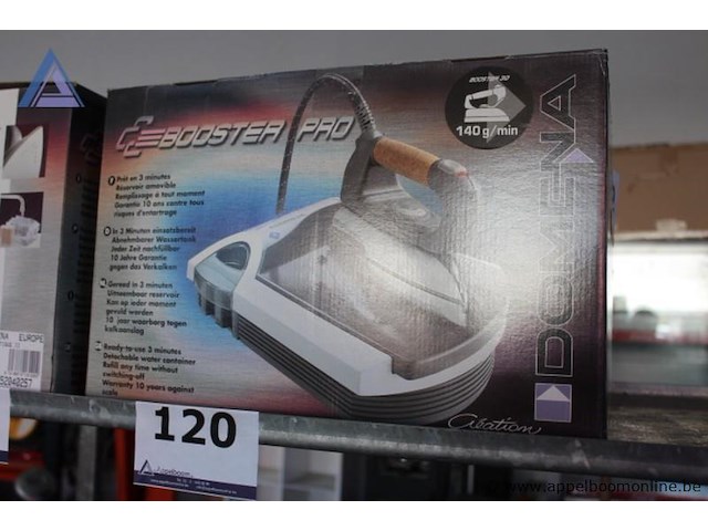 Stoomstrijkijzer, domena, ce booster pro, werking niet gekend - afbeelding 1 van  1