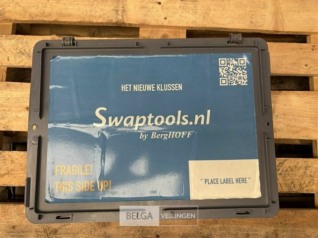 Storage moving plastic crate ± 40x30x28 - afbeelding 4 van  4