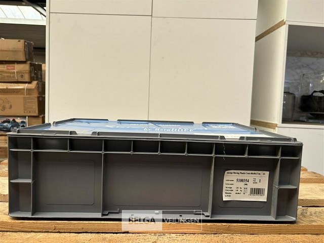 Storage moving plastic crate ± 60x40x17 - afbeelding 1 van  4