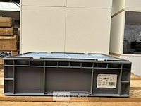 Storage moving plastic crate ± 60x40x17