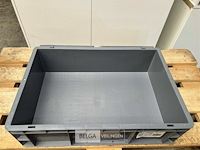 Storage moving plastic crate ± 60x40x17 - afbeelding 3 van  4